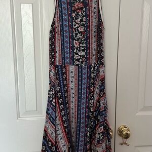 Women Flowy Patterned Dress